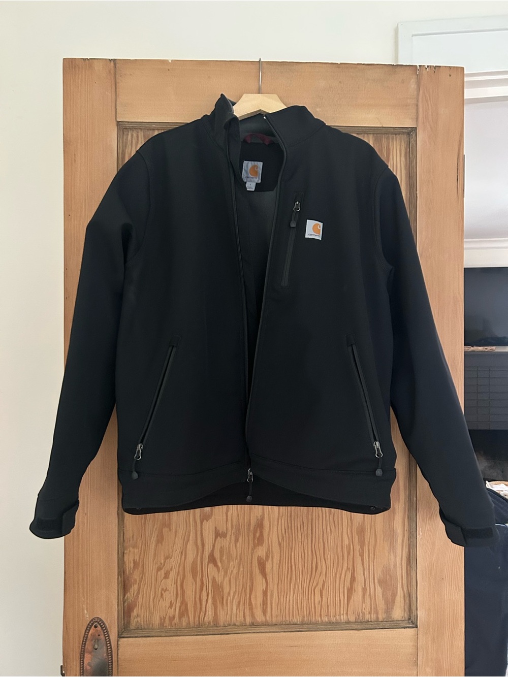 Carhartt Men's Black Softshell Work Jacket